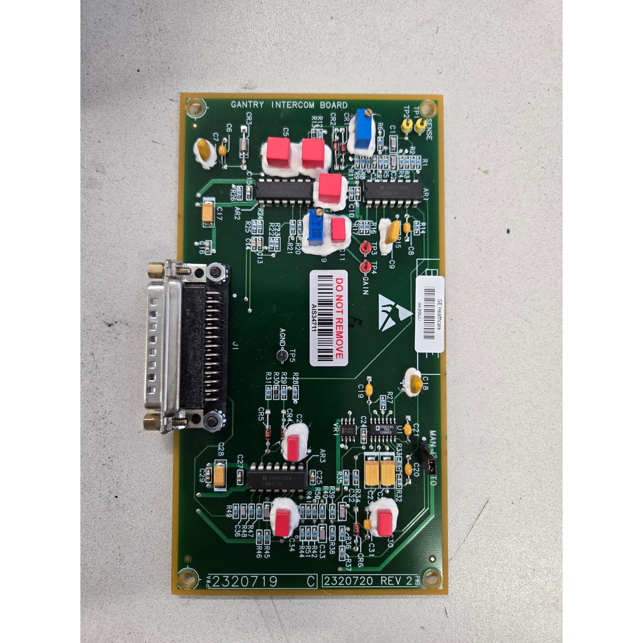 GANTRY INTERCOM BD, 5855006-2, 31A